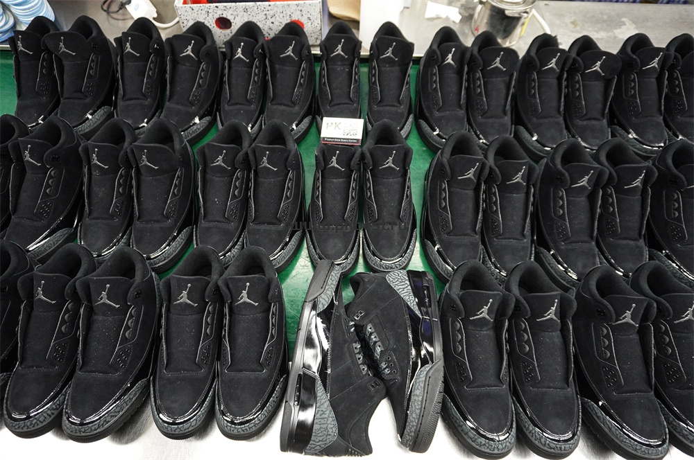 PK GOD  Air Jordan 3 Retro Black Cat RETAIL MATERIALS READY TO SHIP