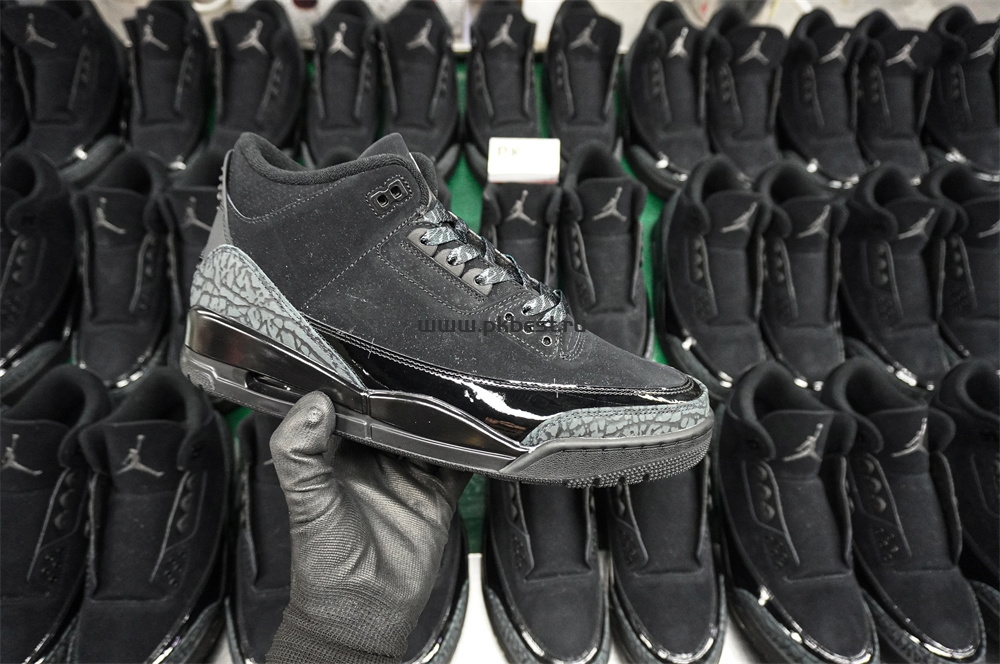 PK GOD  Air Jordan 3 Retro Black Cat RETAIL MATERIALS READY TO SHIP