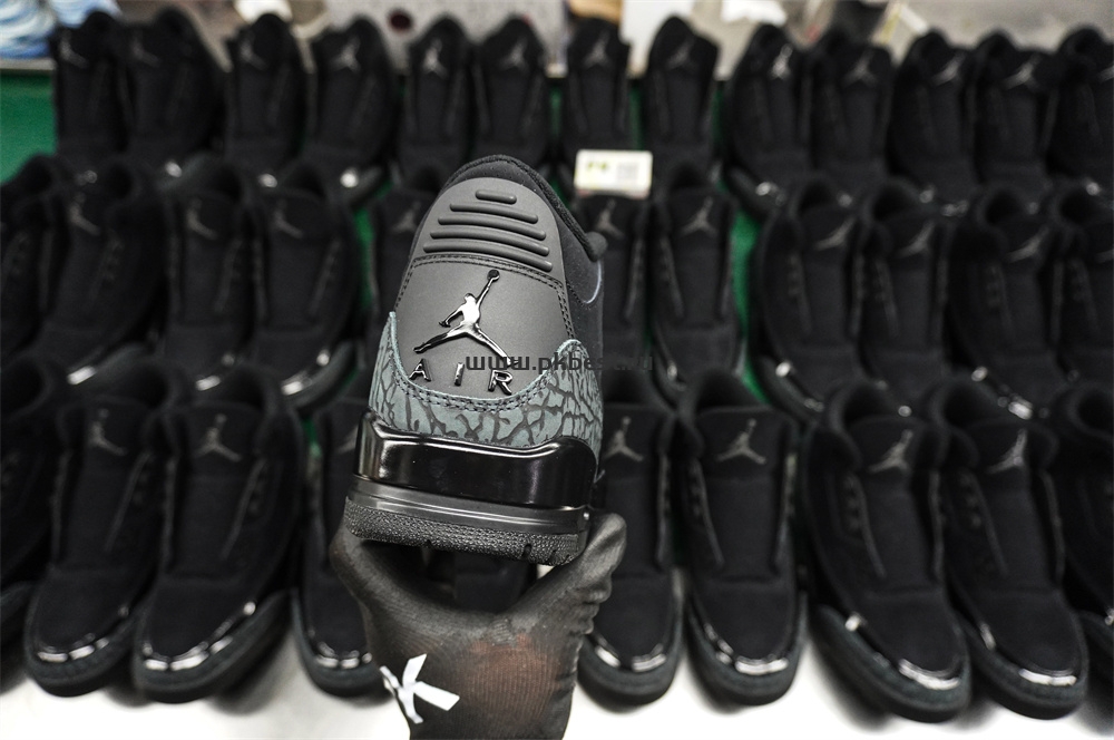 PK GOD  Air Jordan 3 Retro Black Cat RETAIL MATERIALS READY TO SHIP