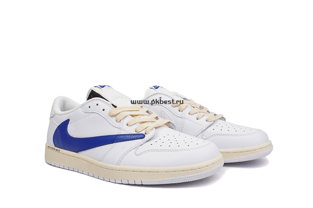 PK GOD Travis Scott x Fragment Design x Jordan Air Jordan 1 white RETAIL MATERIALS READY TO SHIP