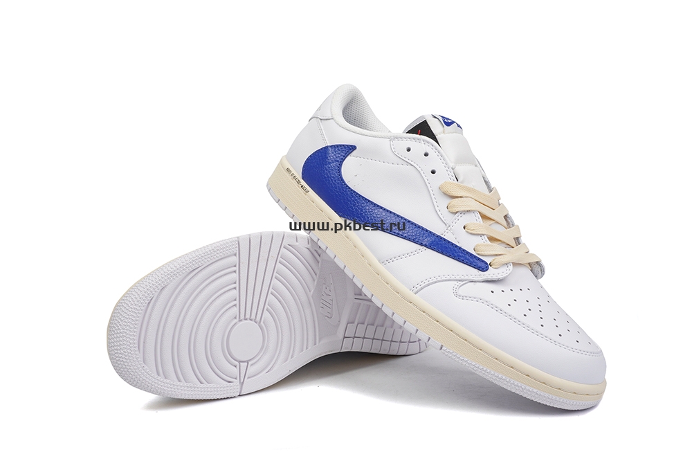 PK GOD Travis Scott x Fragment Design x Jordan Air Jordan 1 white RETAIL MATERIALS READY TO SHIP