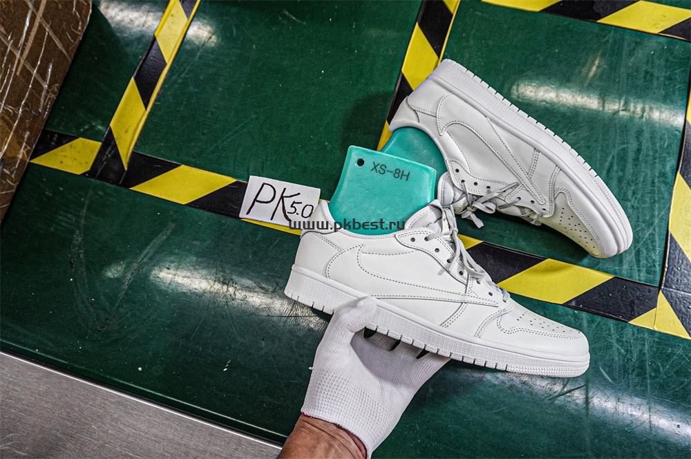 PK5.0 Travis Scott x Air Jordan 1 ‘Low White Party’ RETAIL MATERIALS READY TO SHIP