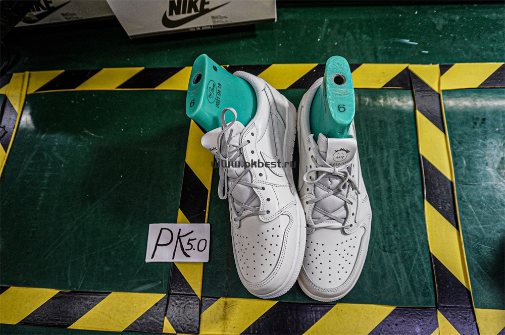 PK5.0 Travis Scott x Air Jordan 1 ‘Low White Party’ RETAIL MATERIALS READY TO SHIP