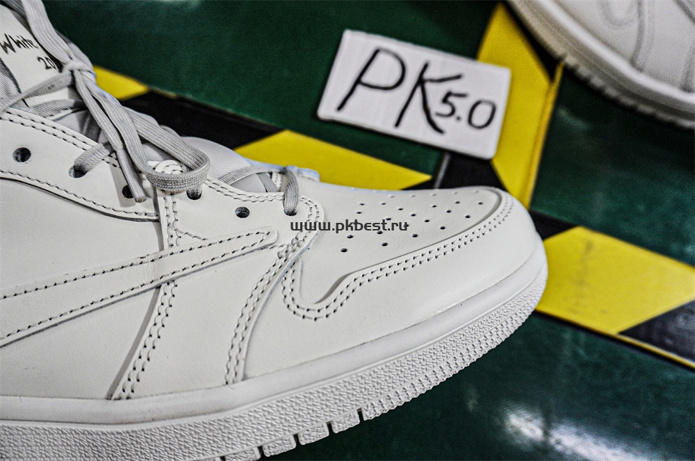 PK5.0 Travis Scott x Air Jordan 1 ‘Low White Party’ RETAIL MATERIALS READY TO SHIP