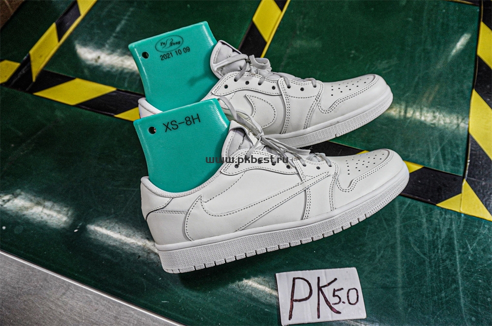 PK5.0 Travis Scott x Air Jordan 1 ‘Low White Party’ RETAIL MATERIALS READY TO SHIP