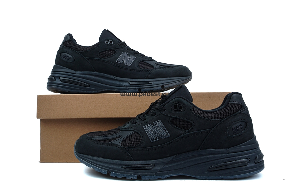 PK GOD STONE ISLAND x  New Balance NB 991 v2 black RETAIL MATERIALS READY TO SHIP