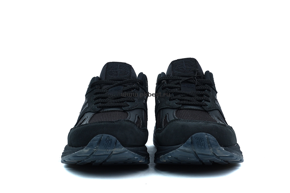 PK GOD STONE ISLAND x  New Balance NB 991 v2 black RETAIL MATERIALS READY TO SHIP