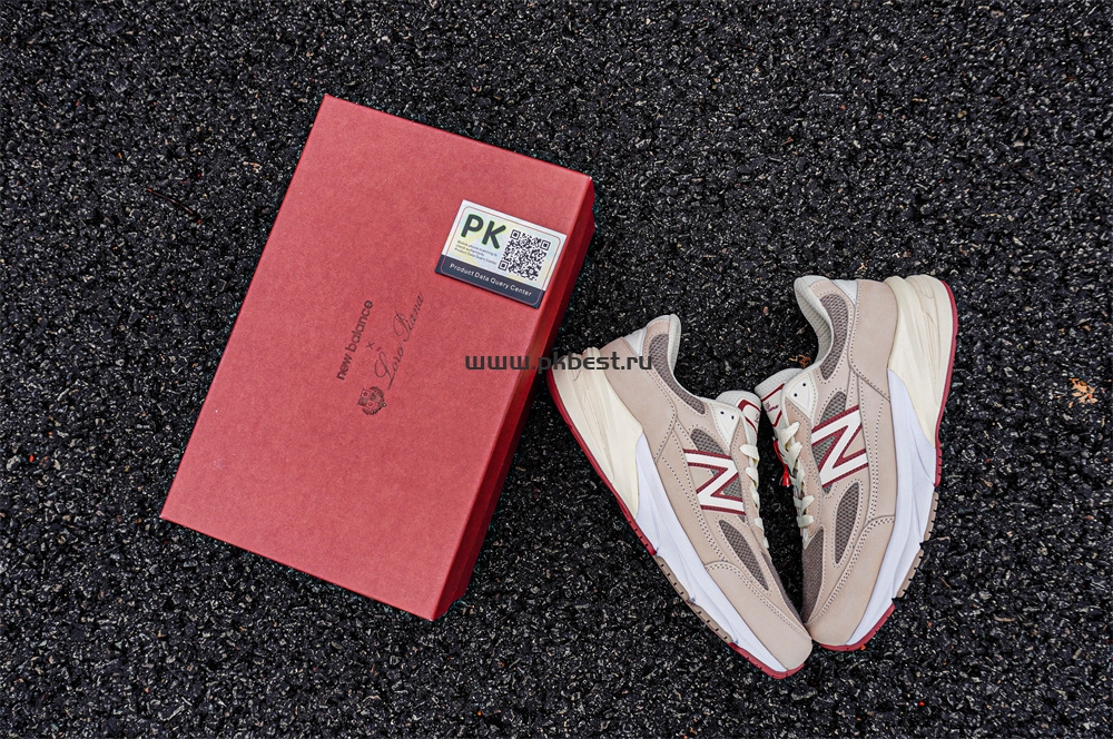 PK GOD Loro Piana x  New Balance NB 990 V6 gray  RETAIL MATERIALS READY TO SHIP