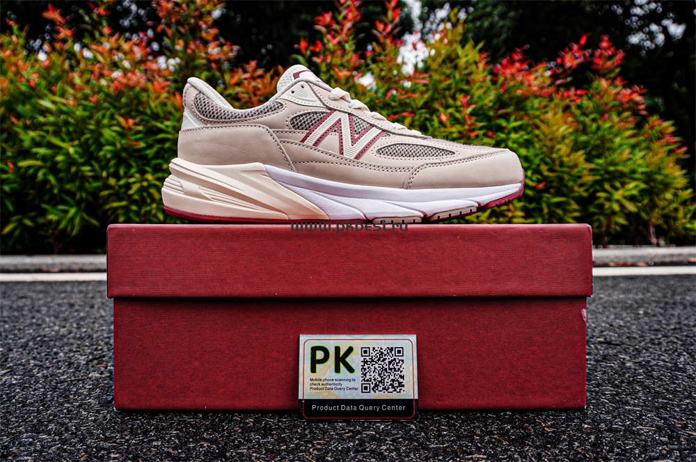 PK GOD Loro Piana x  New Balance NB 990 V6 gray  RETAIL MATERIALS READY TO SHIP