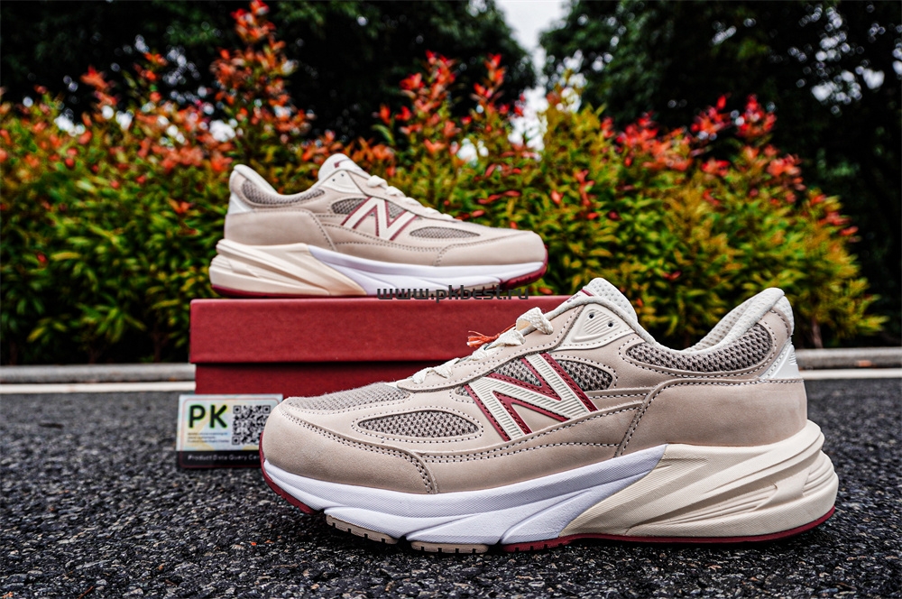 PK GOD Loro Piana x  New Balance NB 990 V6 gray  RETAIL MATERIALS READY TO SHIP