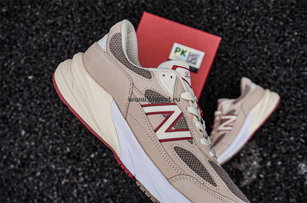 PK GOD Loro Piana x  New Balance NB 990 V6 gray  RETAIL MATERIALS READY TO SHIP