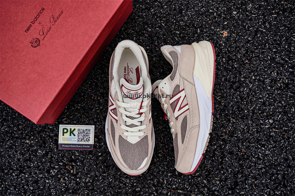 PK GOD Loro Piana x  New Balance NB 990 V6 gray  RETAIL MATERIALS READY TO SHIP