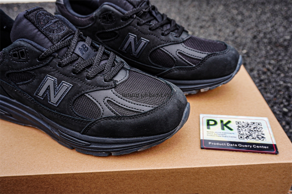 PK GOD STONE ISLAND x  New Balance NB 991 v2 black RETAIL MATERIALS READY TO SHIP