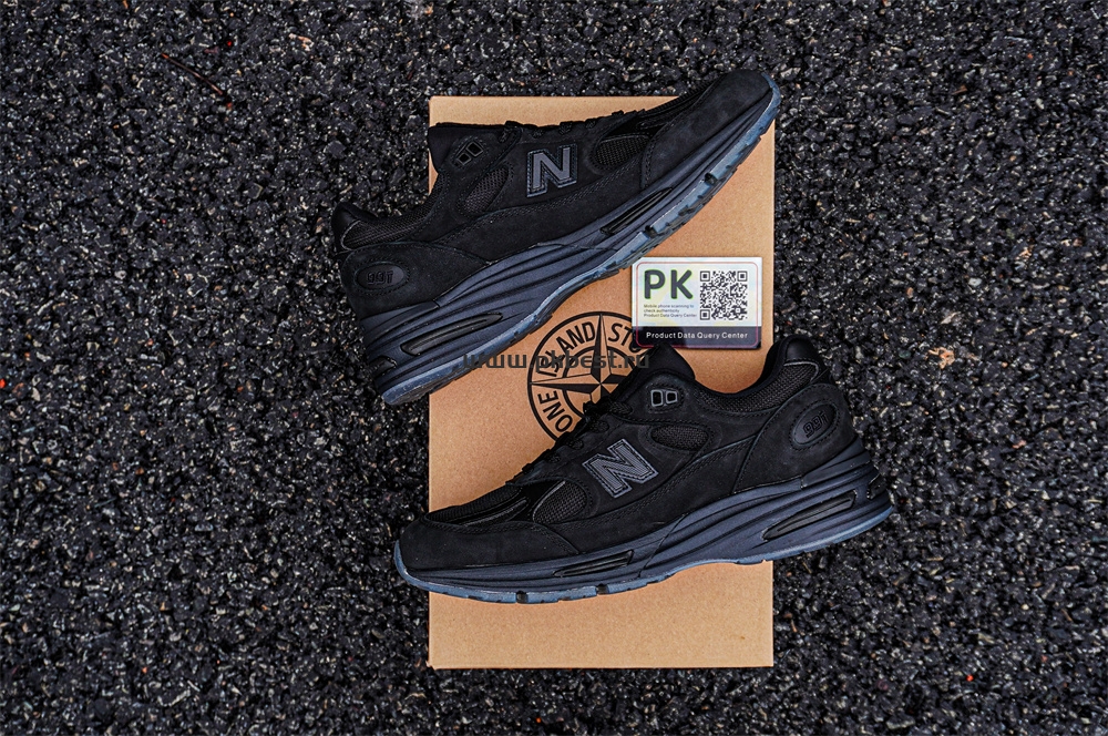 PK GOD STONE ISLAND x  New Balance NB 991 v2 black RETAIL MATERIALS READY TO SHIP