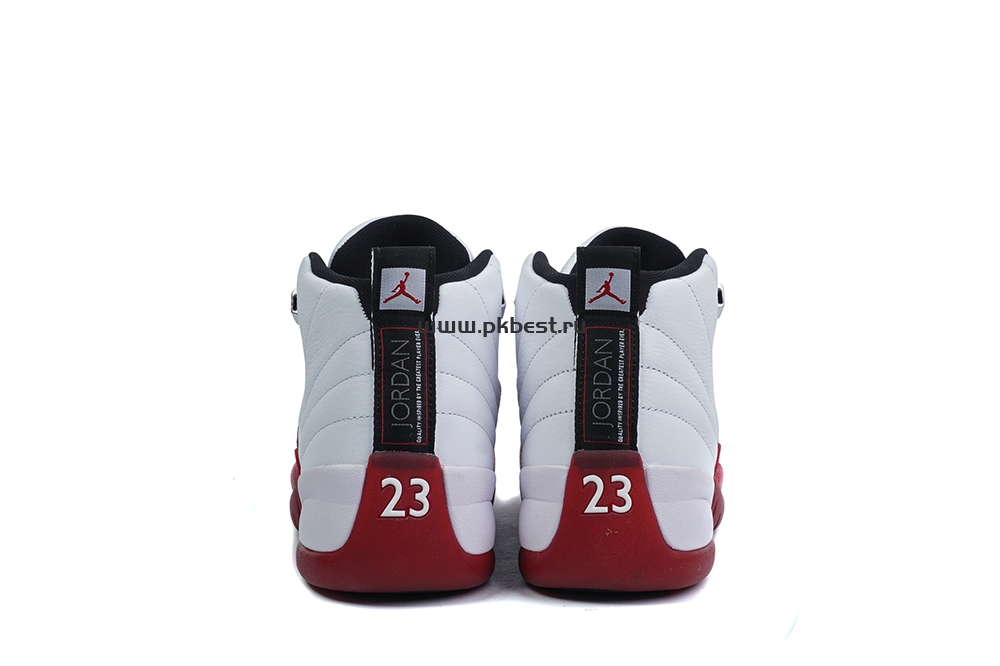 PK GOD Jordan Air Jordan 12 White red RETAIL MATERIALS READY TO SHIP