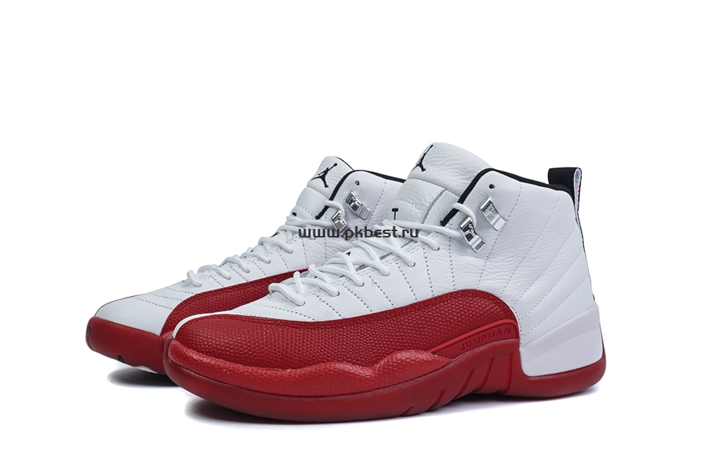 PK GOD Jordan Air Jordan 12 White red RETAIL MATERIALS READY TO SHIP