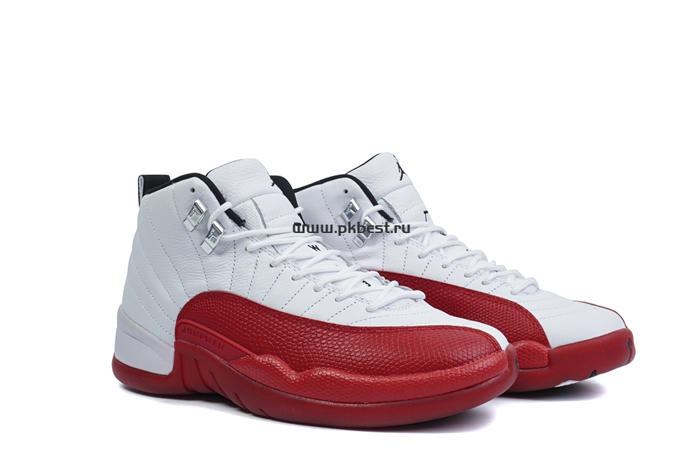 PK GOD Jordan Air Jordan 12 White red RETAIL MATERIALS READY TO SHIP