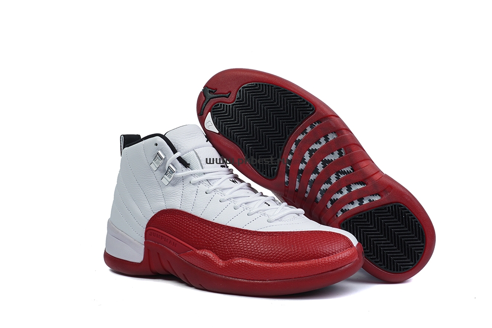 PK GOD Jordan Air Jordan 12 White red RETAIL MATERIALS READY TO SHIP