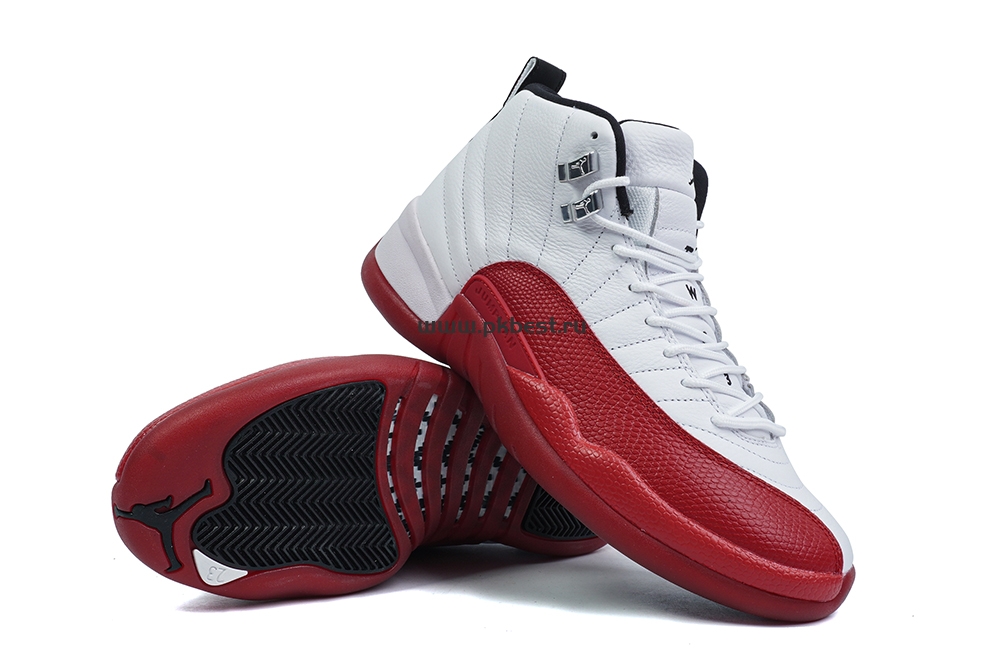 PK GOD Jordan Air Jordan 12 White red RETAIL MATERIALS READY TO SHIP