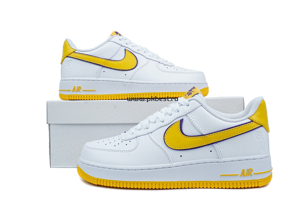 PK GOD Kobe Bryant x Nike Air Force 1 Low ‘Varsity Maize’ RETAIL MATERIALS READY TO SHIP