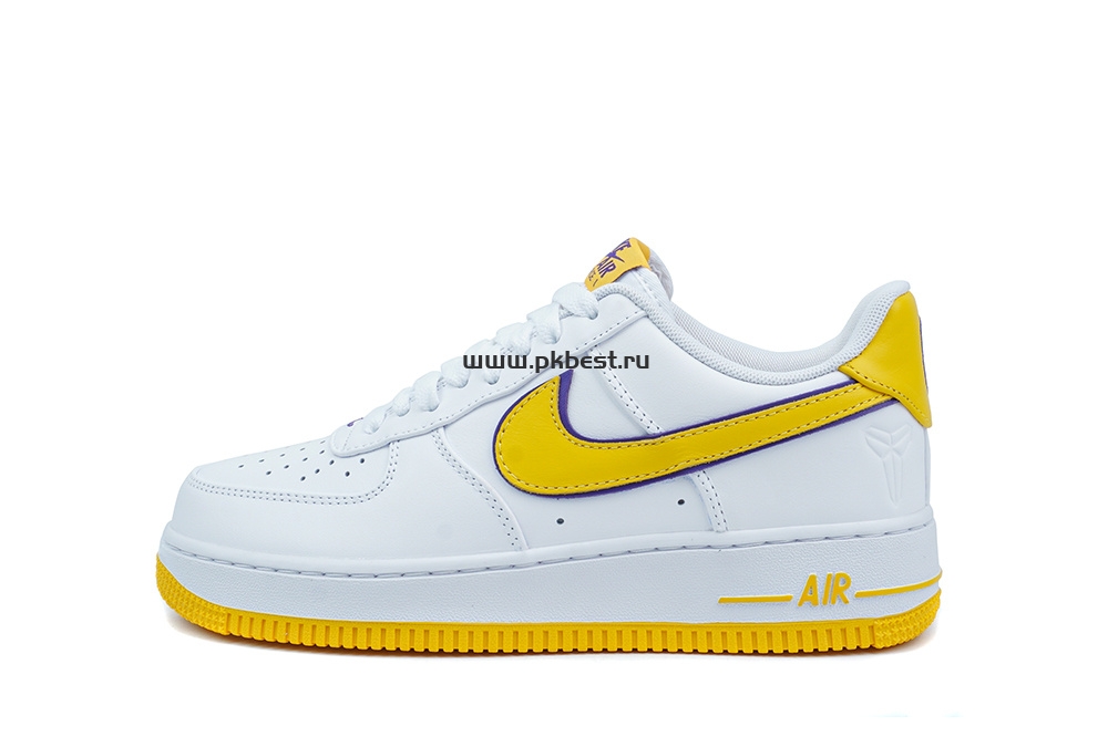 PK GOD Kobe Bryant x Nike Air Force 1 Low ‘Varsity Maize’ RETAIL MATERIALS READY TO SHIP