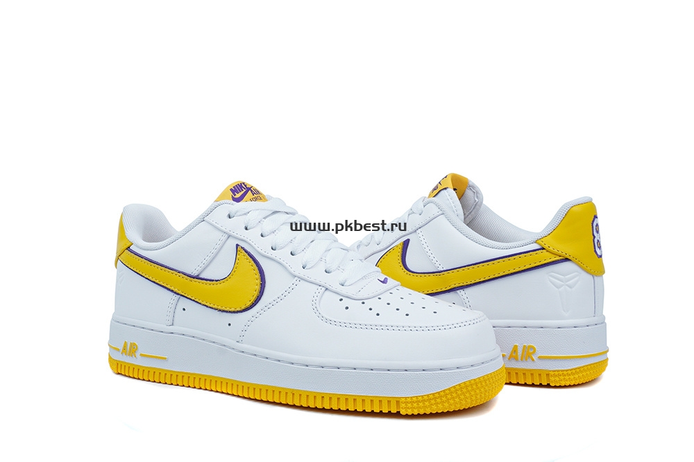 PK GOD Kobe Bryant x Nike Air Force 1 Low ‘Varsity Maize’ RETAIL MATERIALS READY TO SHIP