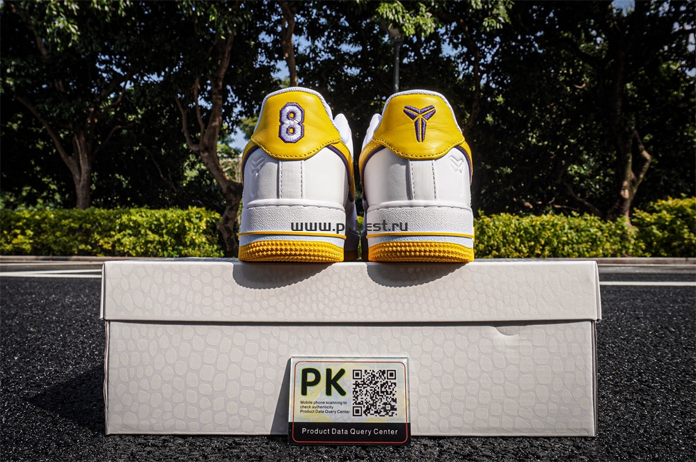 PK GOD Kobe Bryant x Nike Air Force 1 Low ‘Varsity Maize’ RETAIL MATERIALS READY TO SHIP