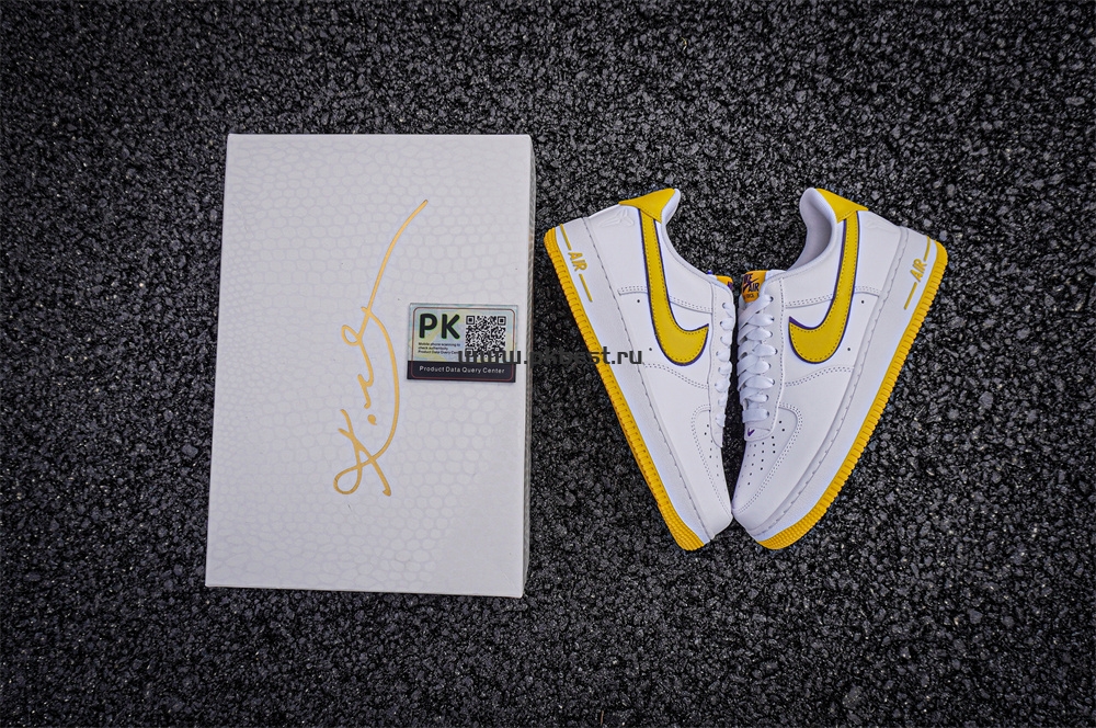 PK GOD Kobe Bryant x Nike Air Force 1 Low ‘Varsity Maize’ RETAIL MATERIALS READY TO SHIP