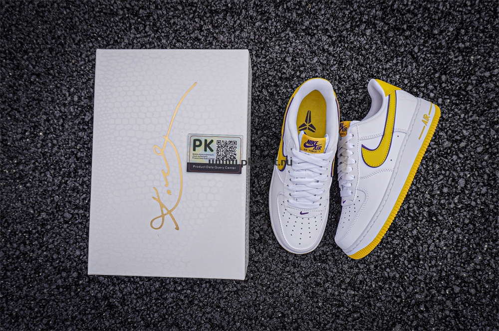 PK GOD Kobe Bryant x Nike Air Force 1 Low ‘Varsity Maize’ RETAIL MATERIALS READY TO SHIP