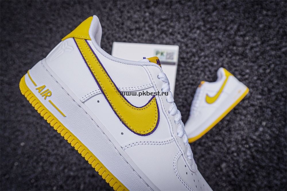 PK GOD Kobe Bryant x Nike Air Force 1 Low ‘Varsity Maize’ RETAIL MATERIALS READY TO SHIP