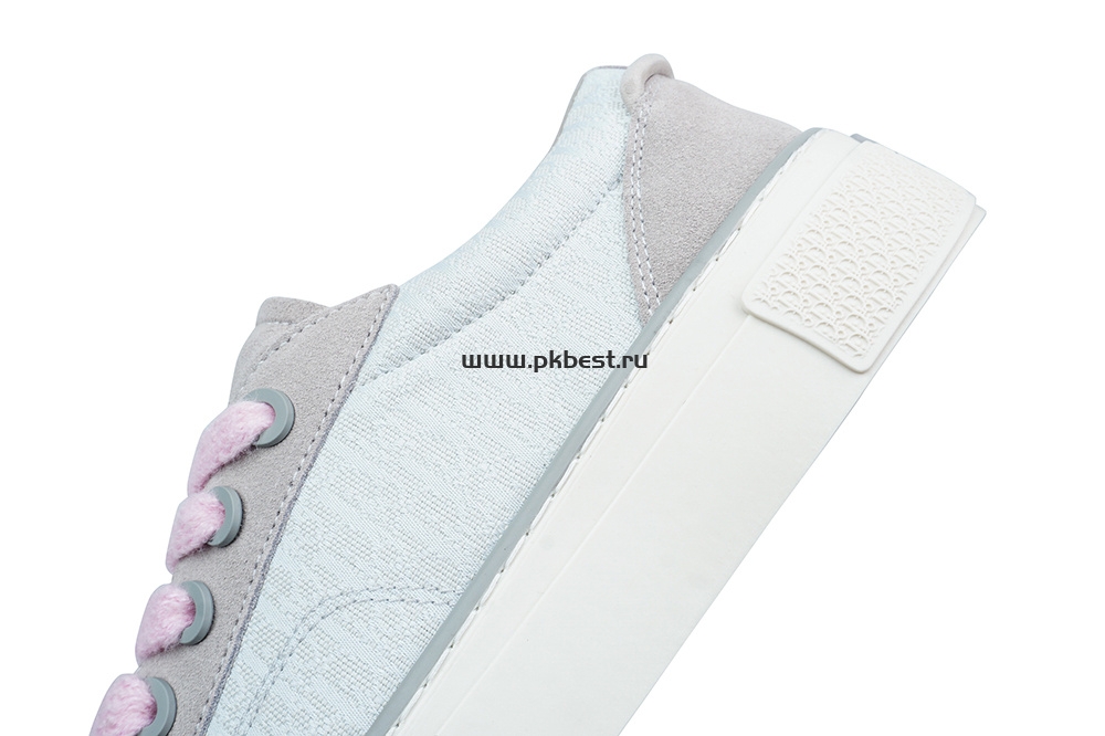 pk god D*or b33 tennis  do  embroidered  canv gray & pink retail materials ready to ship