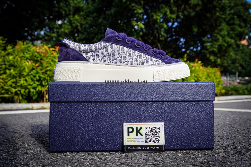 pk god D*or b33 tennis  do embroidered  canv blue & white retail materials ready to ship