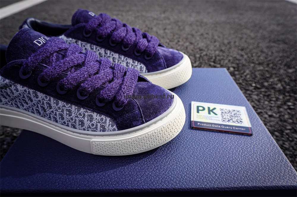 pk god D*or b33 tennis  do embroidered  canv blue & white retail materials ready to ship