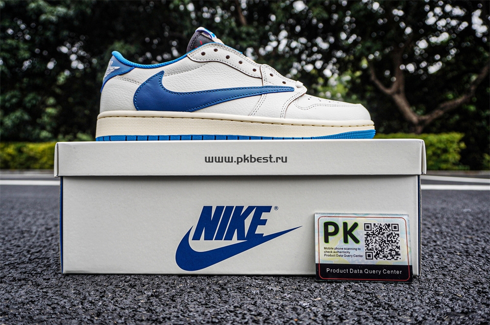 PK GOD  Air Jordan 1 Low Travis Scott Fujiwara RETAIL MATERIALS READY TO SHIP