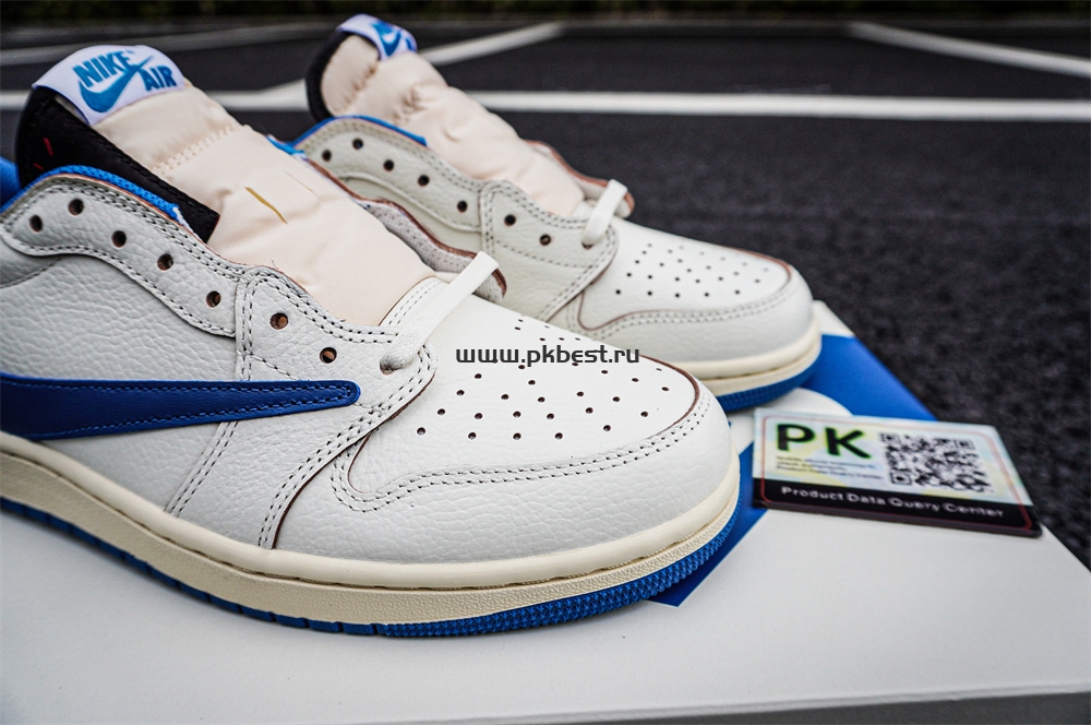 PK GOD  Air Jordan 1 Low Travis Scott Fujiwara RETAIL MATERIALS READY TO SHIP