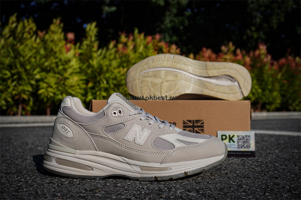 PK GOD STONE ISLAND x  New Balance NB 991 V2 gray RETAIL MATERIALS READY TO SHIP