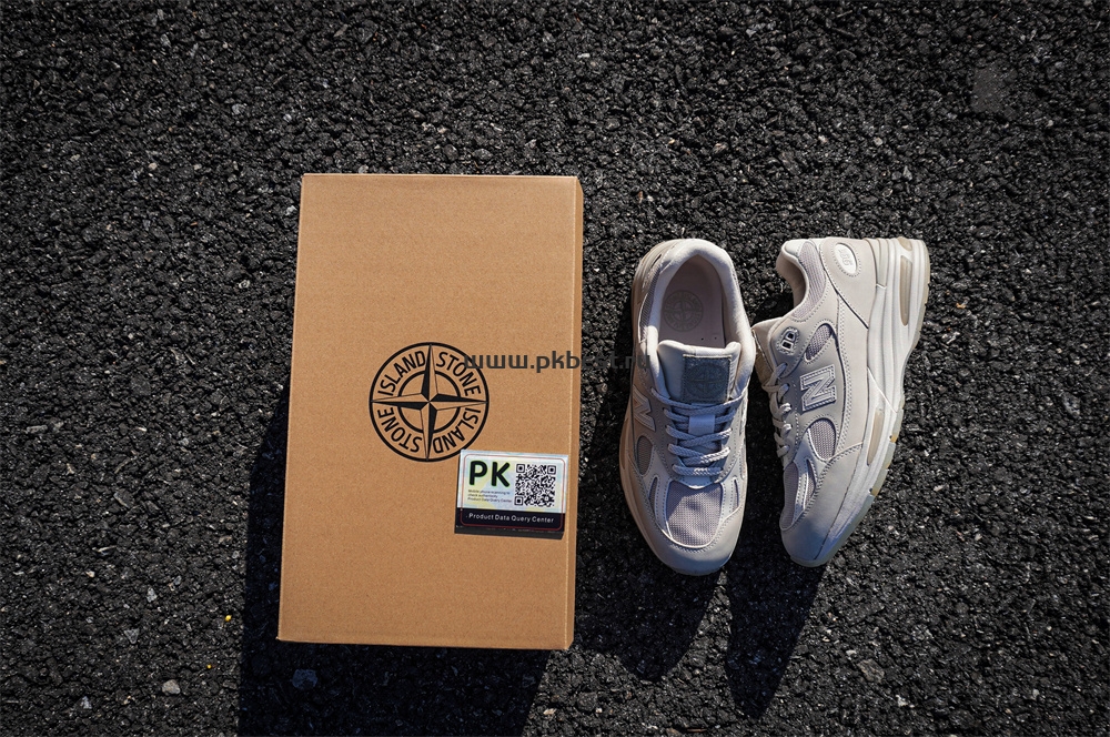 PK GOD STONE ISLAND x  New Balance NB 991 V2 gray RETAIL MATERIALS READY TO SHIP