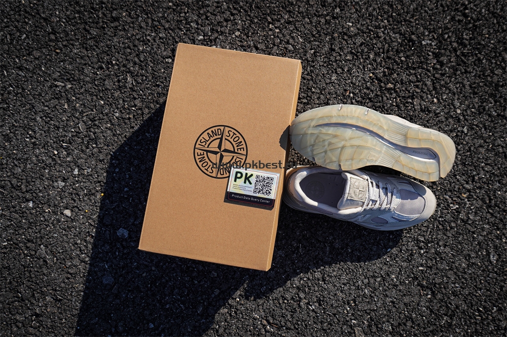 PK GOD STONE ISLAND x  New Balance NB 991 V2 gray RETAIL MATERIALS READY TO SHIP