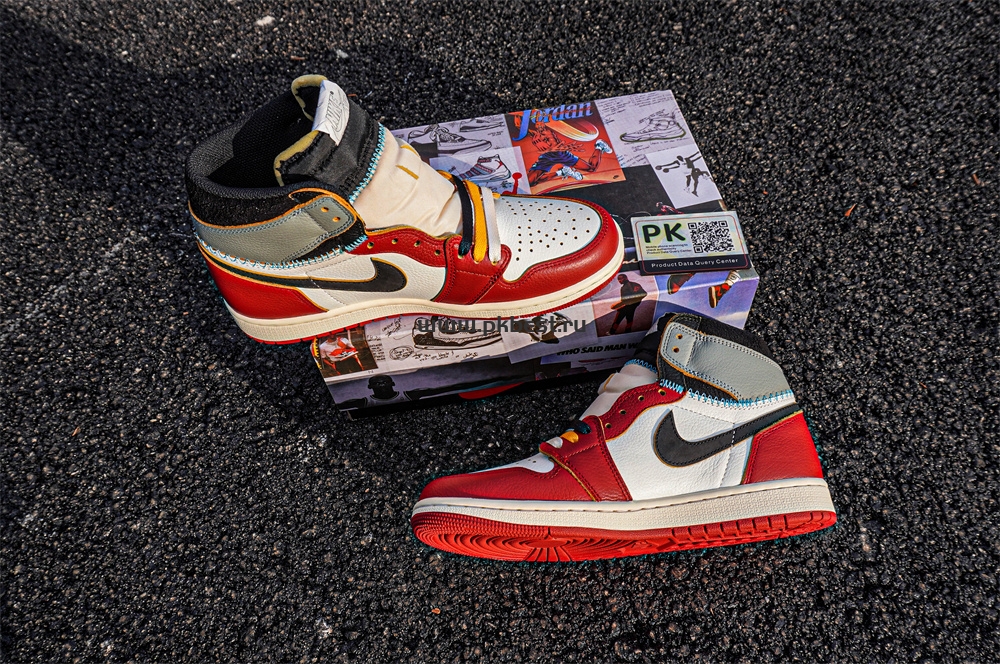 pk5.0 New batch Union x Air Jordan 1 Retro High Chicago Shadow RETAIL MATERIALS READY TO SHIP