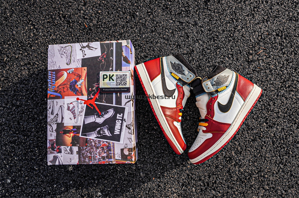 pk5.0 New batch Union x Air Jordan 1 Retro High Chicago Shadow RETAIL MATERIALS READY TO SHIP