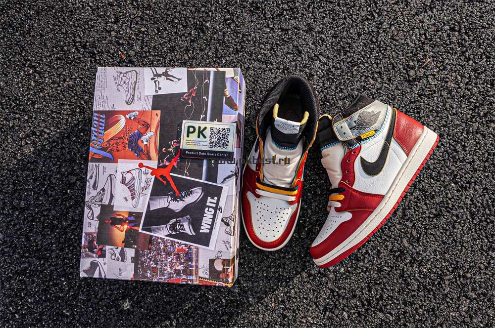 pk5.0 New batch Union x Air Jordan 1 Retro High Chicago Shadow RETAIL MATERIALS READY TO SHIP