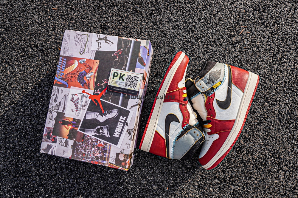 pk5.0 New batch Union x Air Jordan 1 Retro High Chicago Shadow RETAIL MATERIALS READY TO SHIP