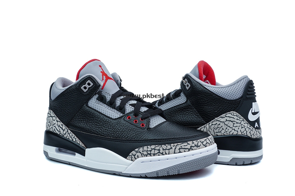 PK GOD Air Jordan 3 Retro Black Cement RETAIL MATERIALS READY TO SHIP