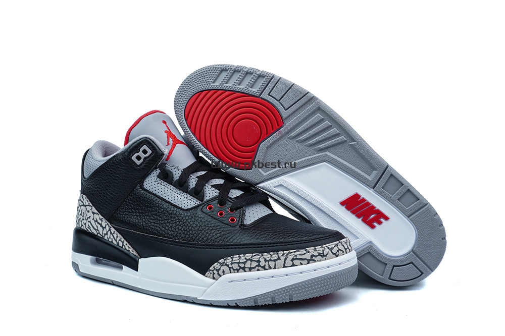 PK GOD Air Jordan 3 Retro Black Cement RETAIL MATERIALS READY TO SHIP