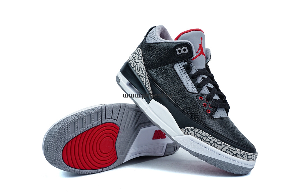 PK GOD Air Jordan 3 Retro Black Cement RETAIL MATERIALS READY TO SHIP