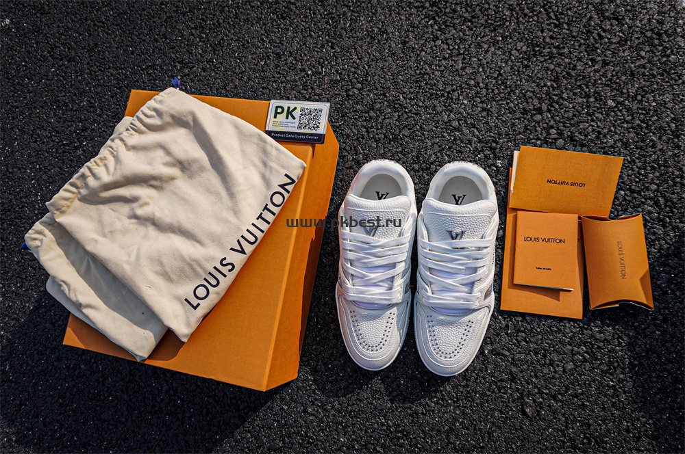 pk god l**is V*t*n trainer white retail materials ready to ship