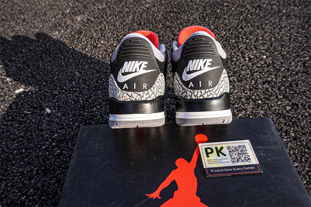 PK GOD Air Jordan 3 Retro Black Cement RETAIL MATERIALS READY TO SHIP