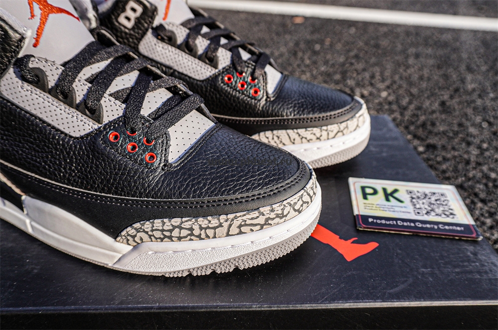 PK GOD Air Jordan 3 Retro Black Cement RETAIL MATERIALS READY TO SHIP