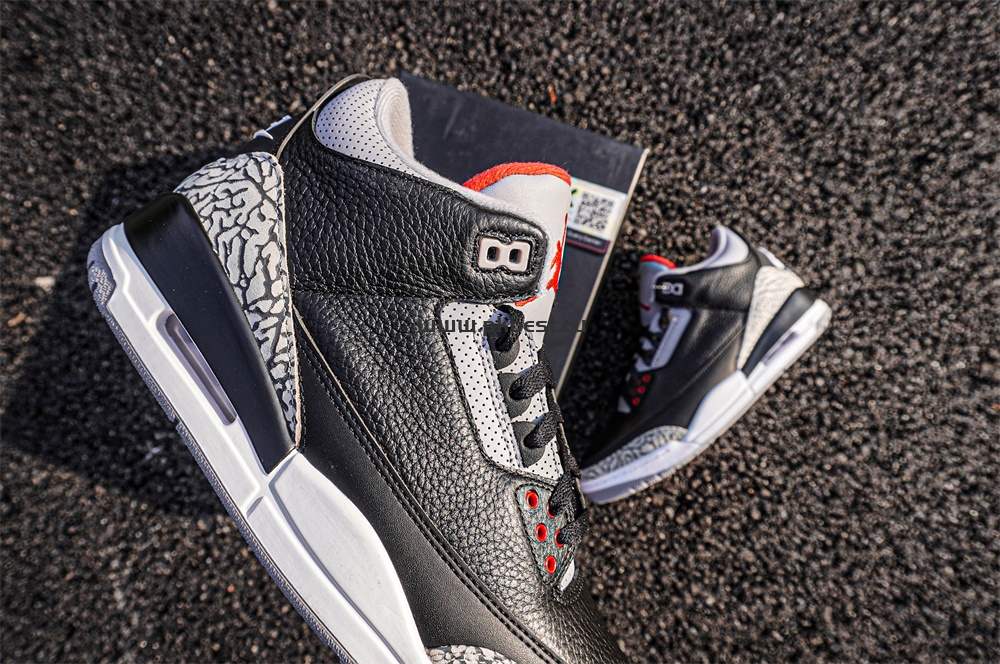 PK GOD Air Jordan 3 Retro Black Cement RETAIL MATERIALS READY TO SHIP