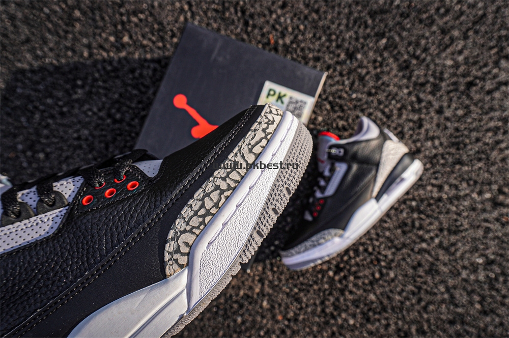 PK GOD Air Jordan 3 Retro Black Cement RETAIL MATERIALS READY TO SHIP